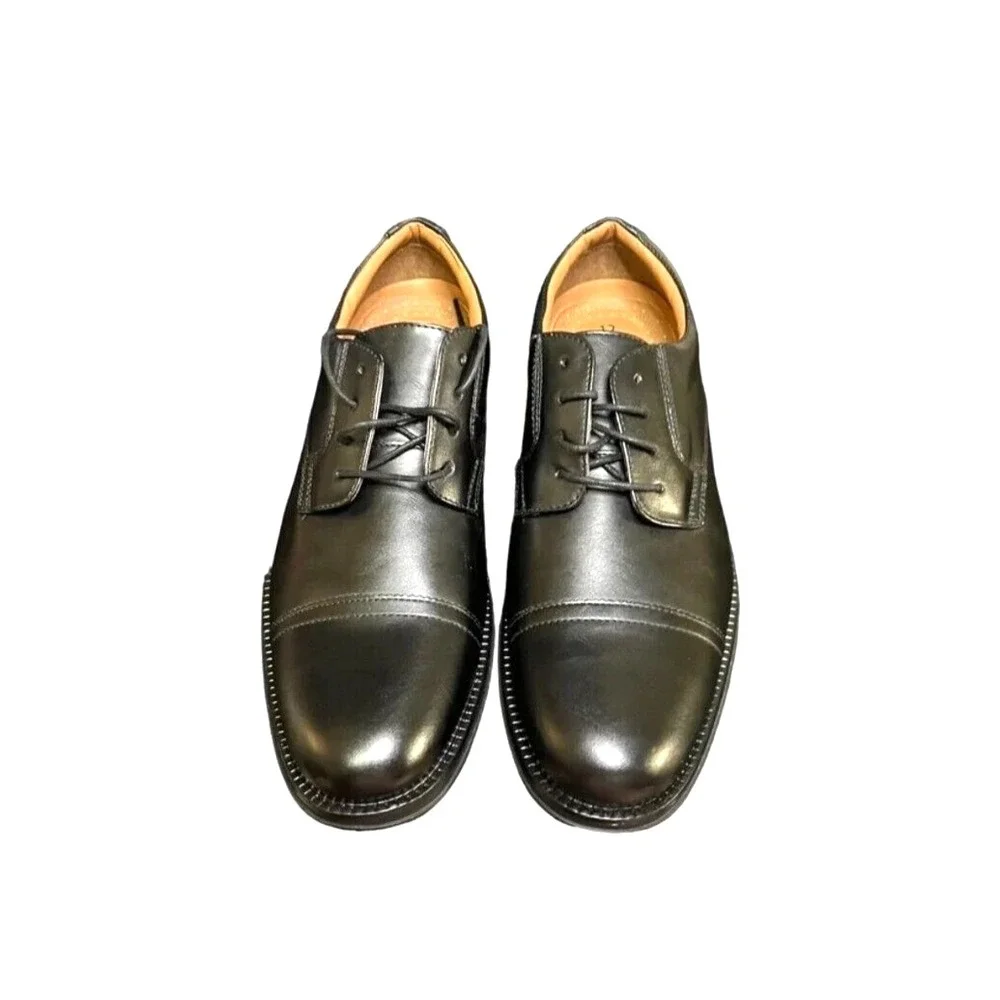 George Mens Branford Casual Dress‎ Oxfords Black Shoes Size 13